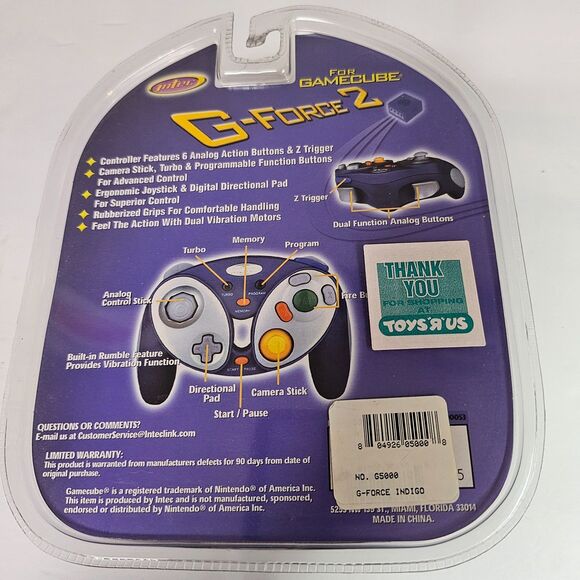 NOS GameCube G-Force 2 Programmable Controller Intec Toys R Us - Picture 2 of 3